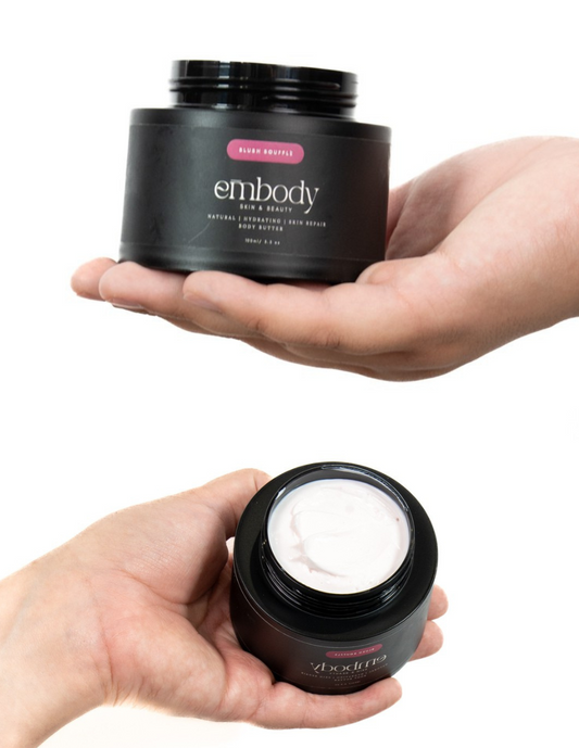 whipped designer inspired body butter texture