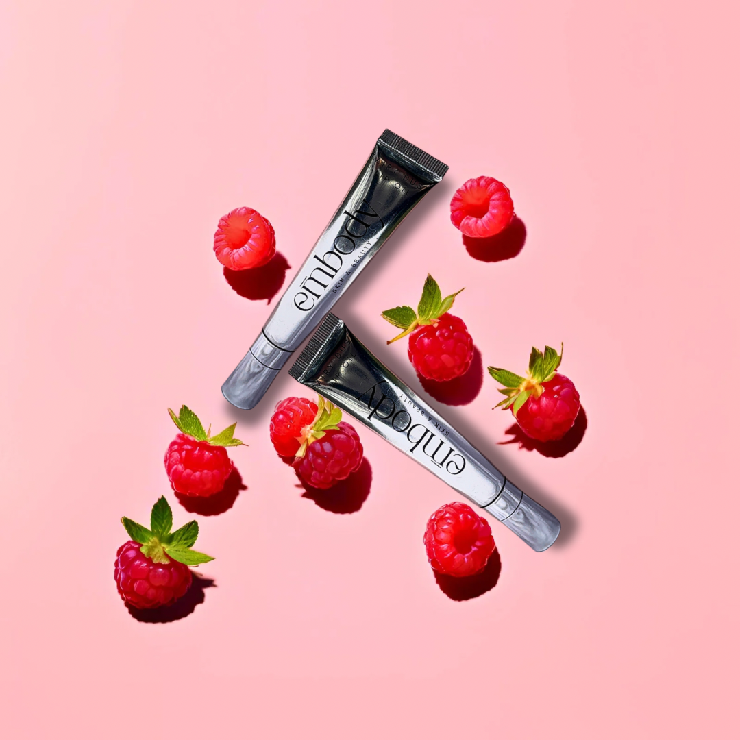 raspberry, seed oil, raspberry seed oil, spf, spf protection, sun protection, lip oil, skincare, makeup, pink, silver, brown